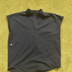 Figs Navy Catalina Top XS